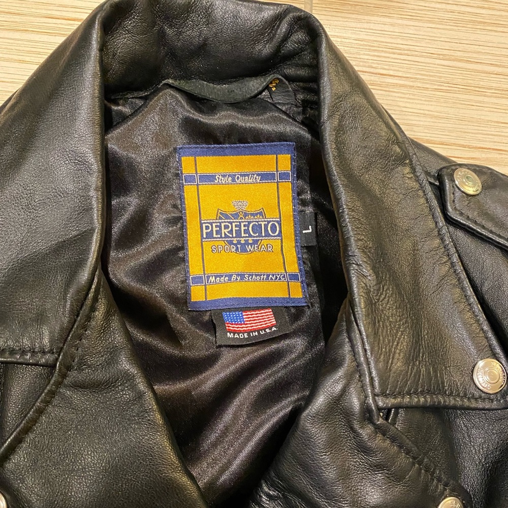 🆕 Schott NYC Perfecto Leather Biker Jacket - Picture 8 of 11